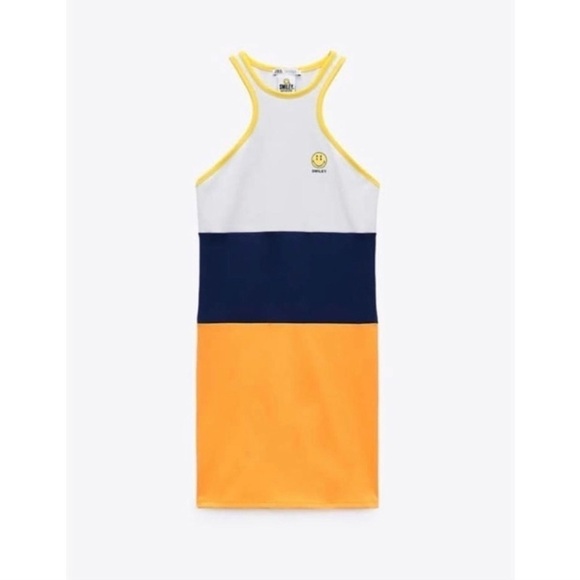 Zara Smiley Happy Collection Tennis Dress Size Small NEW - Picture 1 of 6